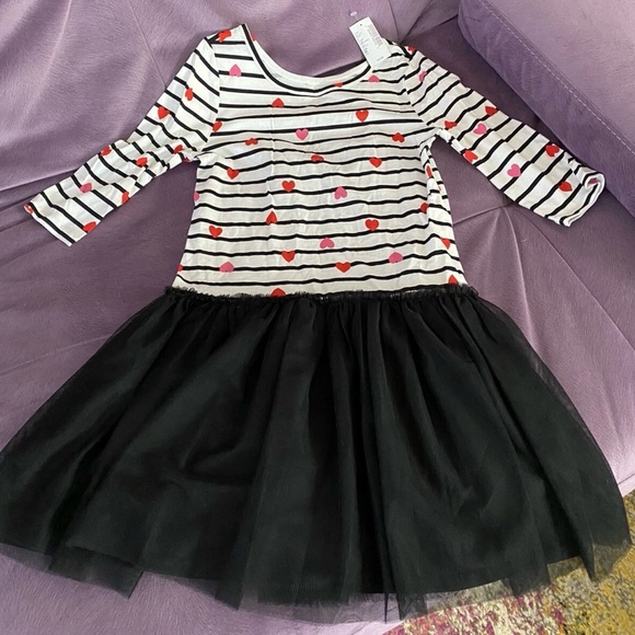 The Children's Place Striped Dress with Heart Accents - Picture 3 of 3